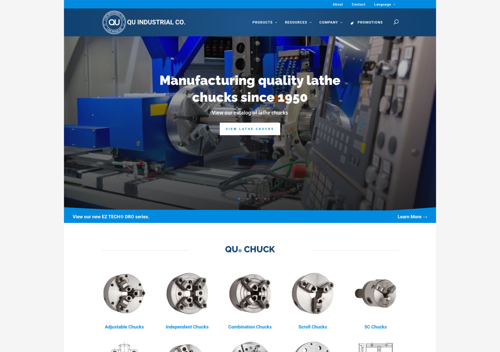 Qu-Industrial-Co-Manufacturer-and-distributor-of-high-end-lathe-chucks